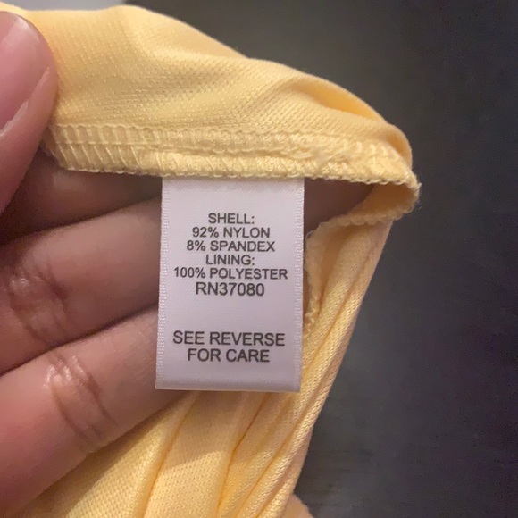 Cato Wide Leg Yellow Pants - Picture 3 of 3